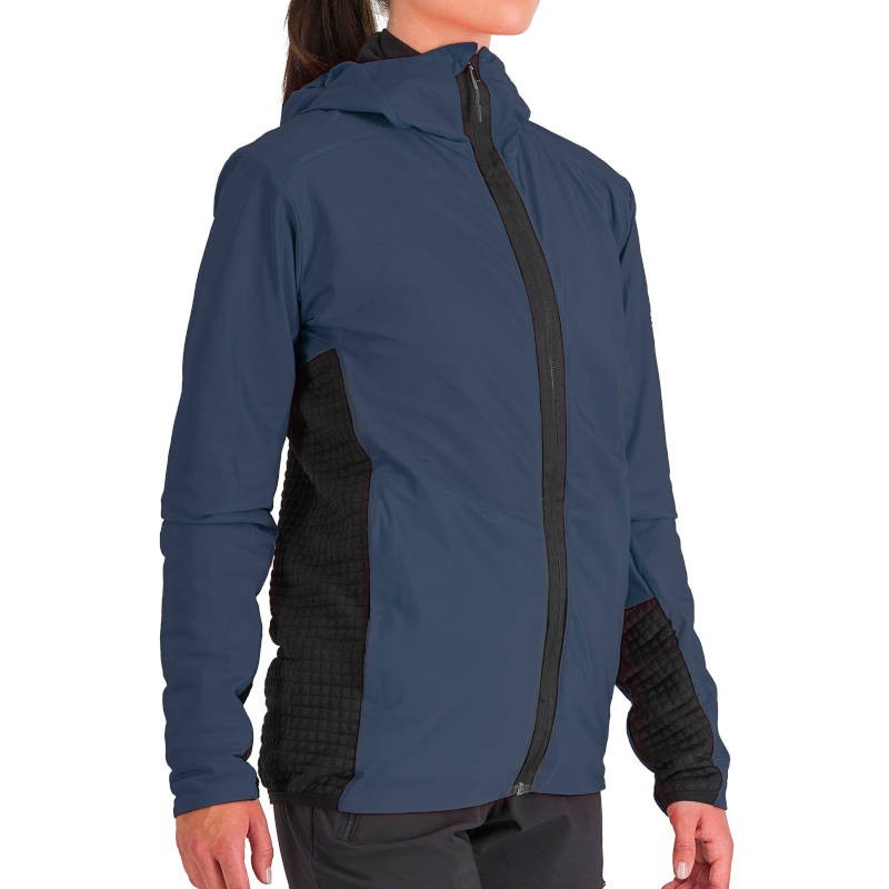 Universele Dames warme langlauf jas Sportful Xplore Active W galaxy blauw